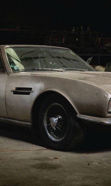 Aston Martin DBS unearthed in barn after 30 years heads to auction